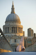 Giant Nose Sculpture on the Millenium Bridge promoting the London Dungeon's 'Stinky Summer' exhibition, London, Britain - 16 Aug 2012