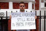Julian Assange to be granted political asylum in Ecuador, Ecuadorian embassy, London, Britain - 16 Aug 2012