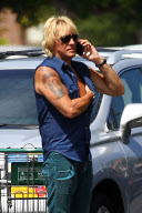*EXCLUSIVE* Richie Sambora channels Miley Cyrus with new blonde hair-do