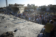 Airstrike kills 30 in Aleppo