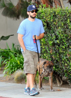 Exclusive... Jordan Bratman Walks His Dog in Santa Monica