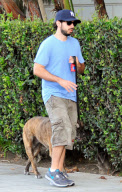Exclusive... Jordan Bratman Walks His Dog in Santa Monica
