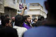 Anti Assad protest in Syria