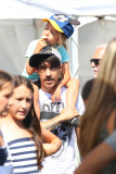 Anthony Kiedies, Red Hot Chili Peppers front man and his son