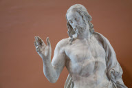 Statues dressed in modern clothing, Louvres, France - 20 Aug 2012