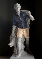 Statues dressed in modern clothing, Louvres, France - 20 Aug 2012