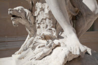 Statues dressed in modern clothing, Louvres, France - 20 Aug 2012