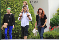 *EXCLUSIVE* Diane Kruger lunches with Joshua Jackson's sister and niece [NO Canada, Germany, Austria]