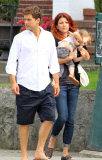 *EXCLUSIVE* Diane Kruger lunches with Joshua Jackson's sister and niece [NO Canada, Germany, Austria]