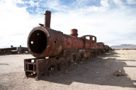 Train cemetery, Uyuni, Bolivia - Apr 2012