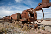 Train cemetery, Uyuni, Bolivia - Apr 2012