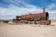 Train cemetery, Uyuni, Bolivia - Apr 2012