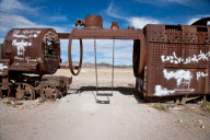 Train cemetery, Uyuni, Bolivia - Apr 2012