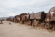 Train cemetery, Uyuni, Bolivia - Apr 2012