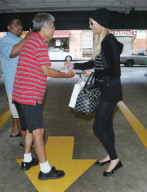 Paris Hilton's $400,000 Lexus breaks down!