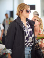 Chloe Sevigny Waits For A Flight