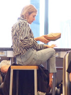 Chloe Sevigny Waits For A Flight