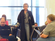 Chloe Sevigny Waits For A Flight