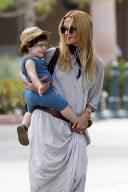 Rachel Zoe shares a moment with baby Skyler