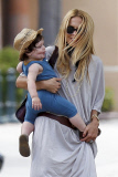 Rachel Zoe shares a moment with baby Skyler