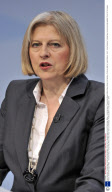 Home Secretary Theresa May. Conservative Spring Welsh Forum At The Swalec Stadium Cardiff Glamorgan Wales. - Home Secretary Theresa May Wears A New Heavy Chain Link Necklace. Pic Bruce Adams / Copy Shipman - 6/3/11