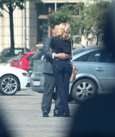 'What About Love' film set, Bucharest, Romania - 23 Aug 2012