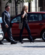 'What About Love' film set, Bucharest, Romania - 23 Aug 2012