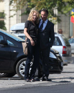 'What About Love' film set, Bucharest, Romania - 23 Aug 2012