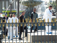 Jean Reno set "Le Grand" series in Paris.