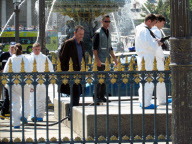 Jean Reno set "Le Grand" series in Paris.