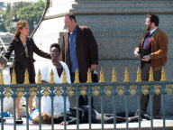 Jean Reno set "Le Grand" series in Paris.