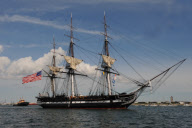 Die USS Constitution, das älteste noch im Dienst stehende Schiff der Welt
