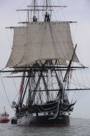 Die USS Constitution, das älteste noch im Dienst stehende Schiff der Welt