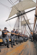 Die USS Constitution, das älteste noch im Dienst stehende Schiff der Welt