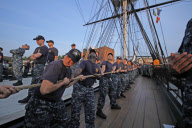 Die USS Constitution, das älteste noch im Dienst stehende Schiff der Welt