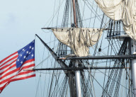 Die USS Constitution, das älteste noch im Dienst stehende Schiff der Welt