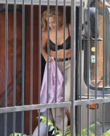 'What About Love' film set, Bucharest, Romania - 23 Aug 2012
