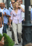 'What About Love' film set, Bucharest, Romania - 23 Aug 2012