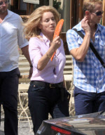 'What About Love' film set, Bucharest, Romania - 23 Aug 2012