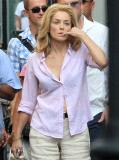 'What About Love' film set, Bucharest, Romania - 23 Aug 2012
