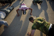 Syrian militia trains for battle