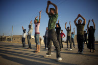 Syrian militia trains for battle