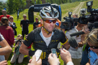 Lance Armstrong races in Aspen