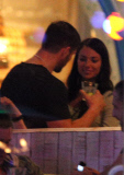 Sydney, NSW, Australia 27th August 2012

EXCLUSIVE: Kris Smith and new girlfriend Madelaine Louise King celebrate his birthday at Bucket List, Bondi Beach.  Kris was at his very best trying to avoid being seen with new girlfriend.  They were showing a l
