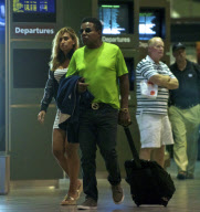 Tito Jackson Arrives Into LAX