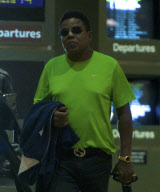 Tito Jackson Arrives Into LAX