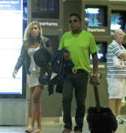 Tito Jackson Arrives Into LAX