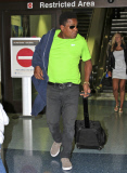 Tito Jackson Arrives Into LAX