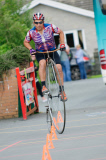 Penny farthing race, part of the World Alternative Games, Llanwrtyd Wells, Wales, Britain - 26 Aug 2012