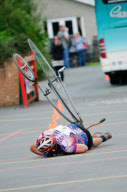 Penny farthing race, part of the World Alternative Games, Llanwrtyd Wells, Wales, Britain - 26 Aug 2012